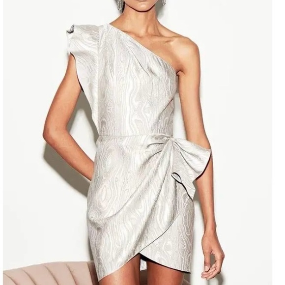 saylor silver dress Renata Dress